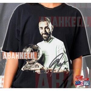 Karim Benzema Football Striker Legend Real Madrid Fan T-Shirt